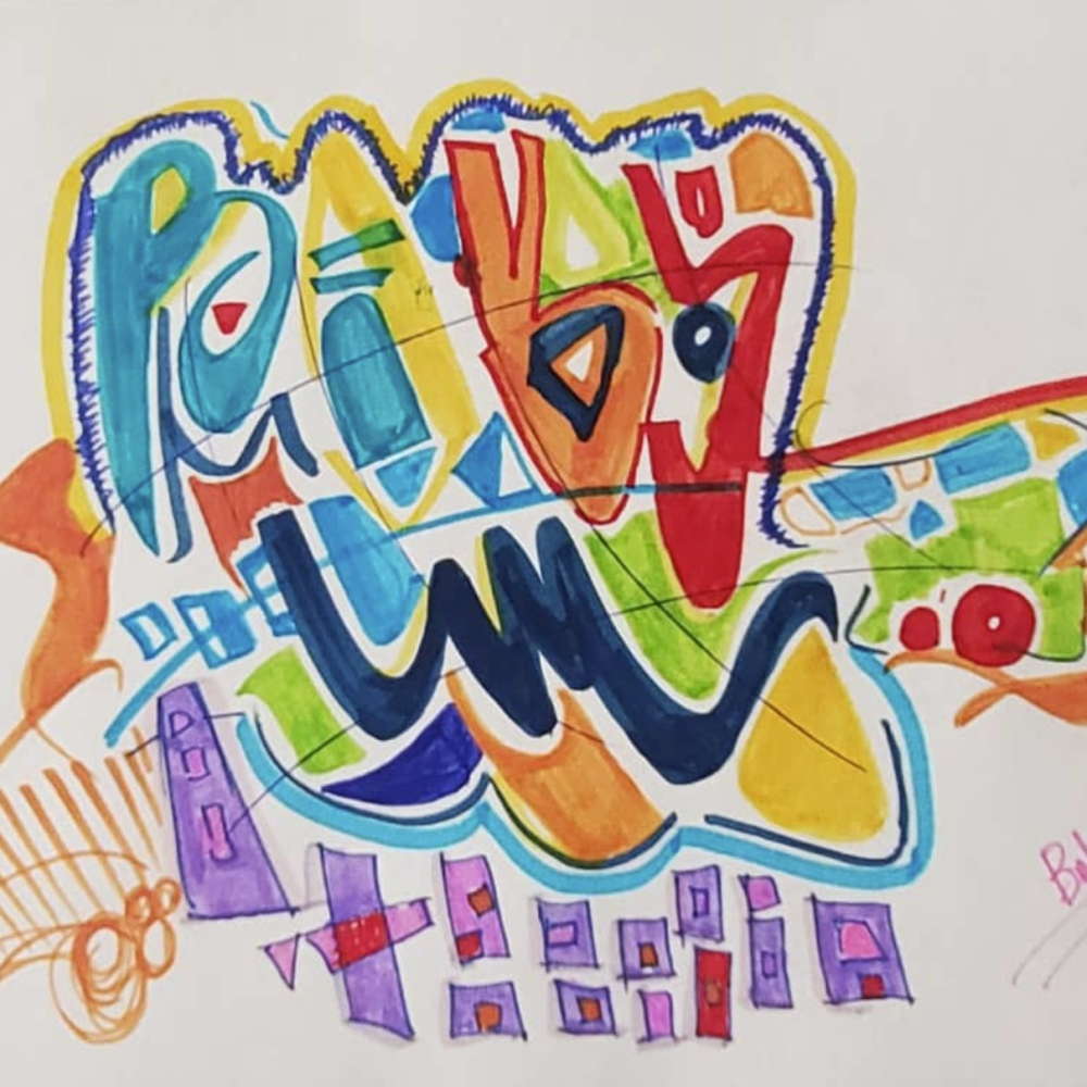Illustration associée à l’analyse : L’empreinte du geste : du graffiti analogique à l’image IA