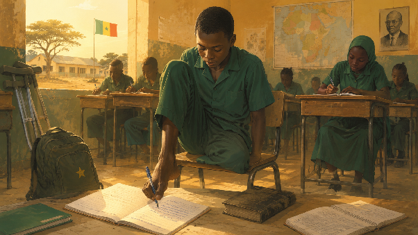 Au bout du pied, la mention Bien : Pape Natango Mbaye met le Sénégal face à ses élèves invisibles